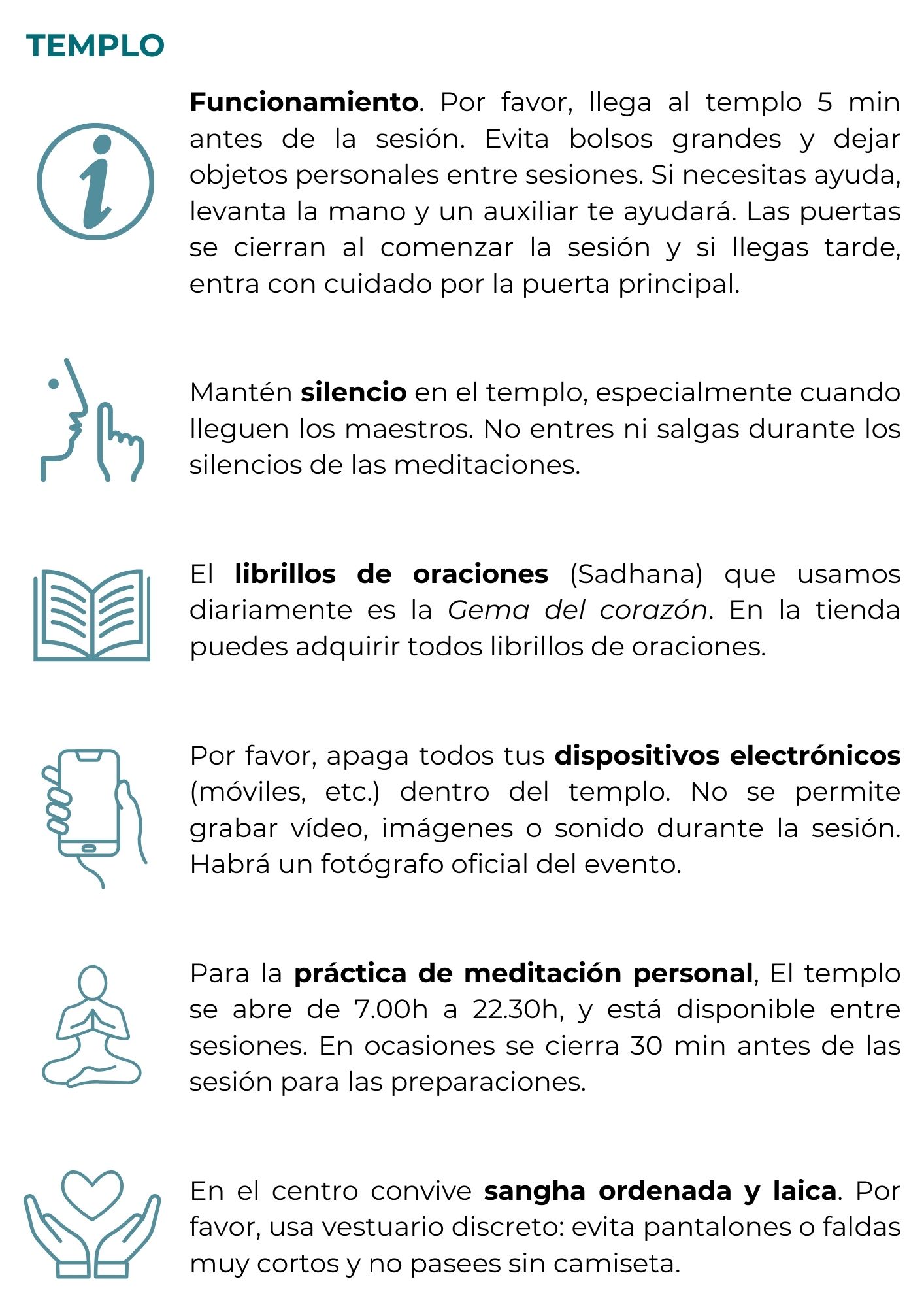 info templo